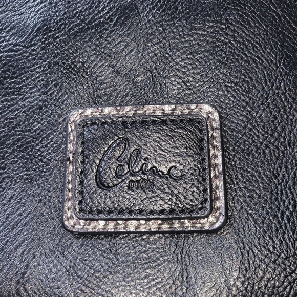 Celine Dion Black and Grey Shoulder Purse - Picture 2 of 5